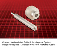 Hiawatha Rubber Offers Custom Linerless Label Guide Rollers - Medical ...